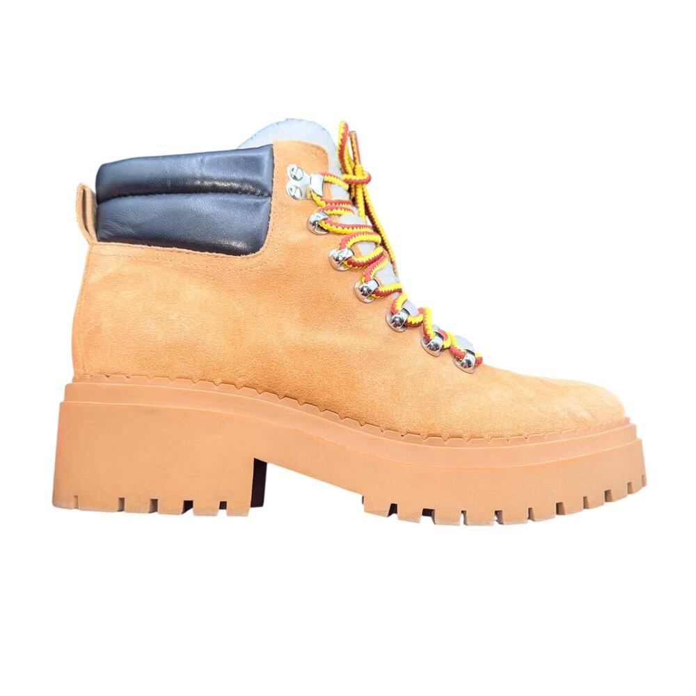 Marc Fisher Ltd MLNAIRY Shearling Lug Sole Hiker Boots Women’s 8M - Picture 8 of 15